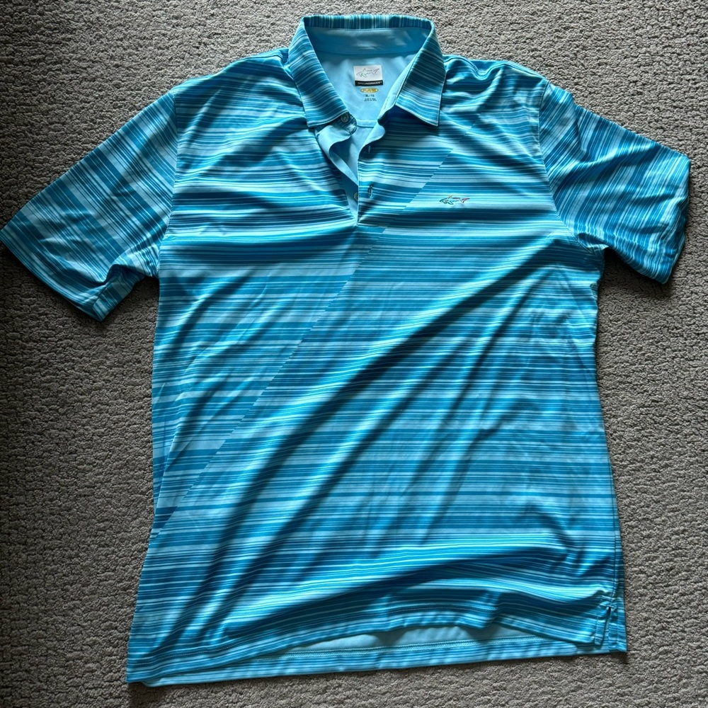 Greg Norman Blue Golf Polo